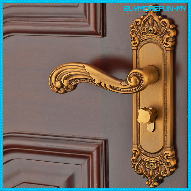 [Local delivery] Luxury Lever Keyed Entry Door Lock Panel Lock Hardware ...