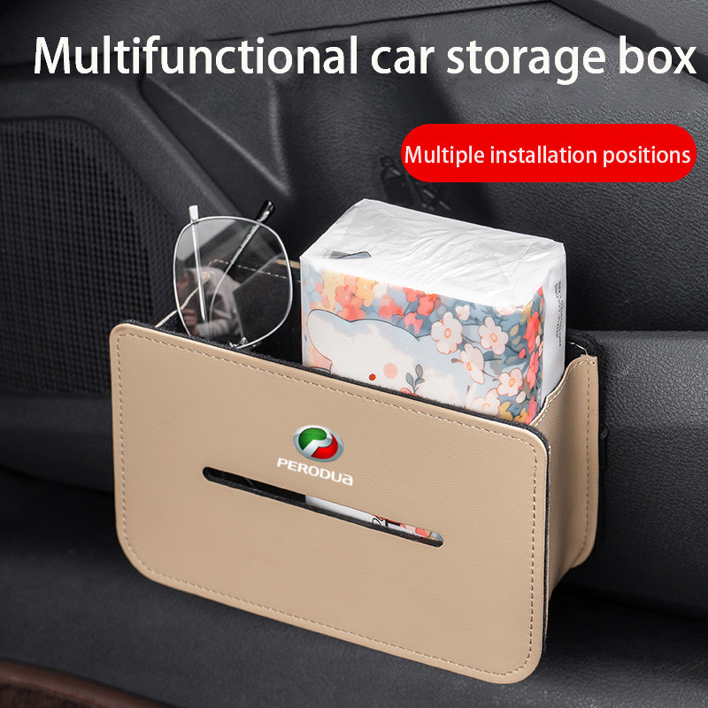 Perodua car door multifunctional storage box for Bezza Axia Myvi Alza ...