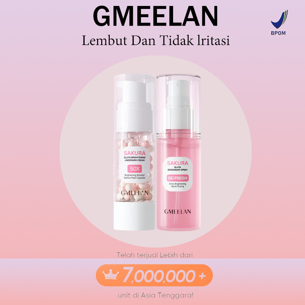 Gmeelan Underarm Brightening Cream 30gdeodorant Spray50ml Memperbaiki 
