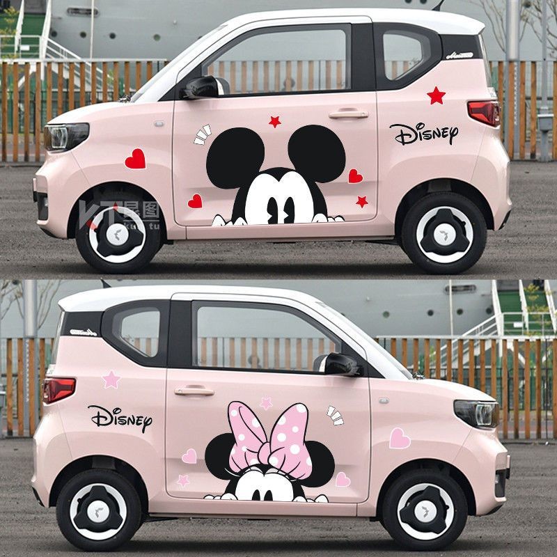 Mini Car Sticker Clayway Olachery Little Ant Ice Cream Cute Mickey ...