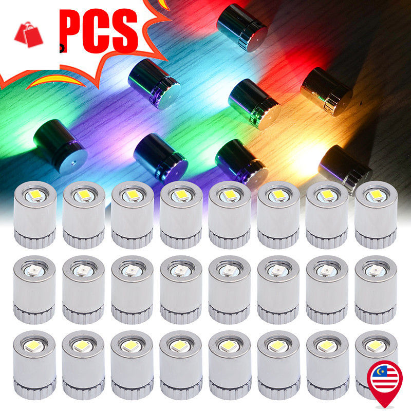 BK-10 Pcs Creative LED Glowing Small Colored Light - Button Cell ...