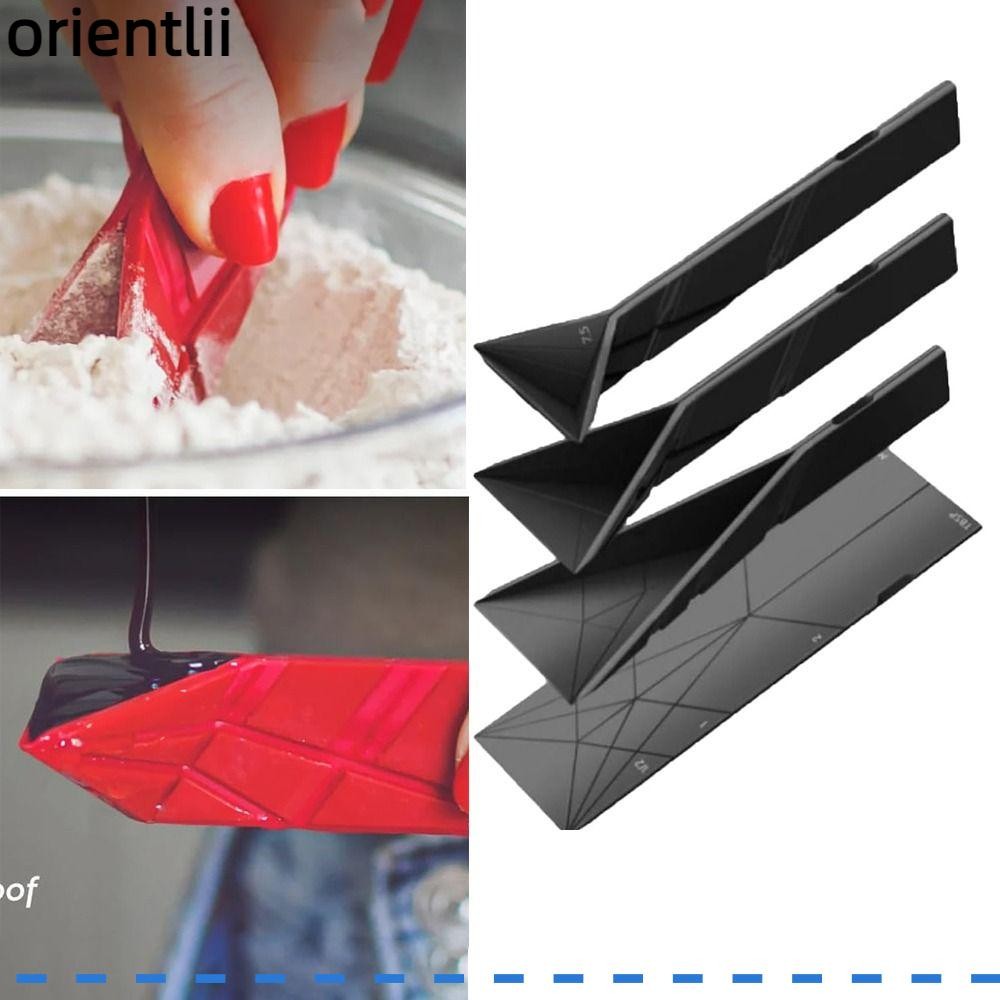 ORIENTLIIY Flat 3-in-1 Measuring Spoons, Folds Cooking Baking ...