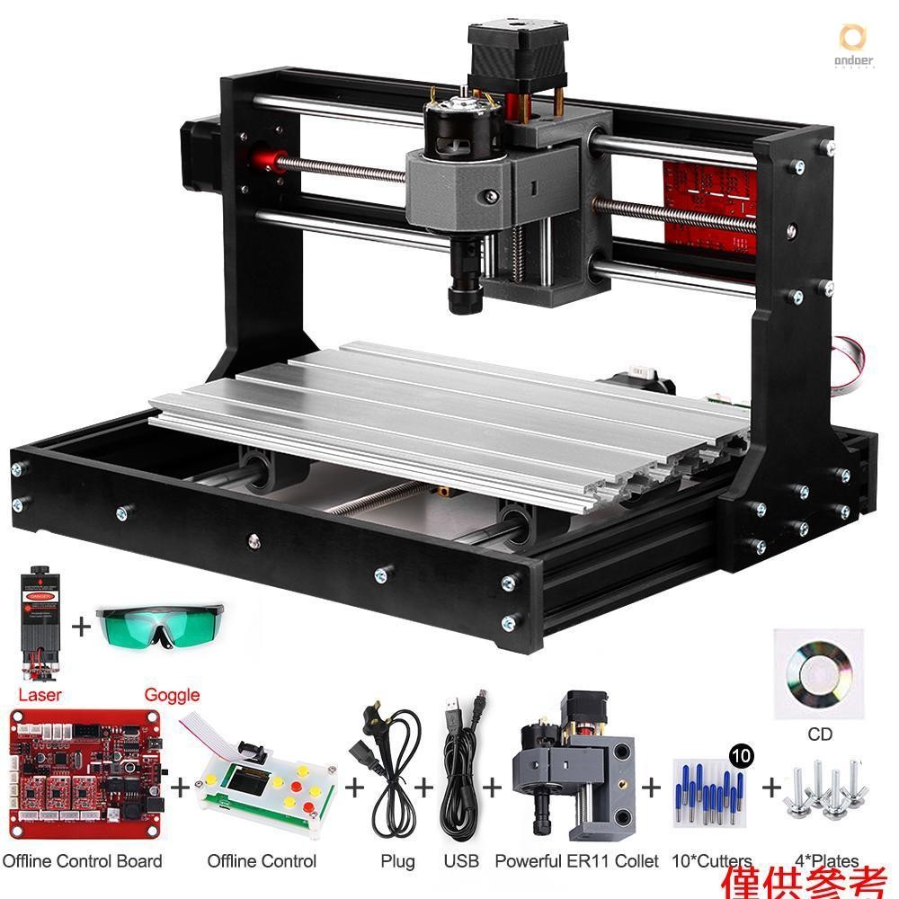 5500mw Upgrade Version CNC 30*18 PRO GRBL Control DIY Mini CNC Machine ...