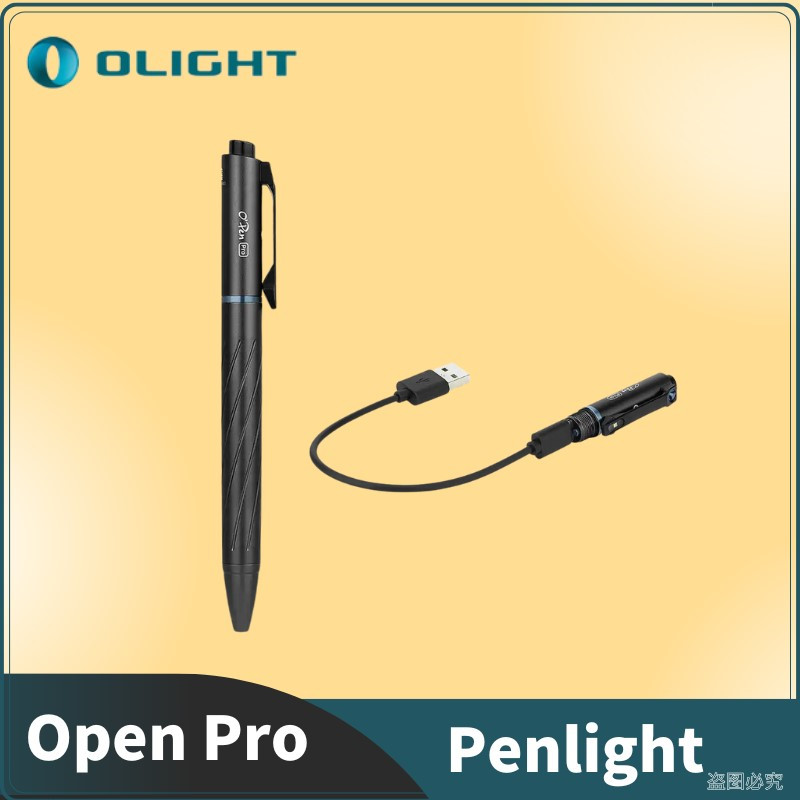 OLIGHT O'Pen Pro 120 Lumens LED Pen Light with Green Beam, Rechargeable ...