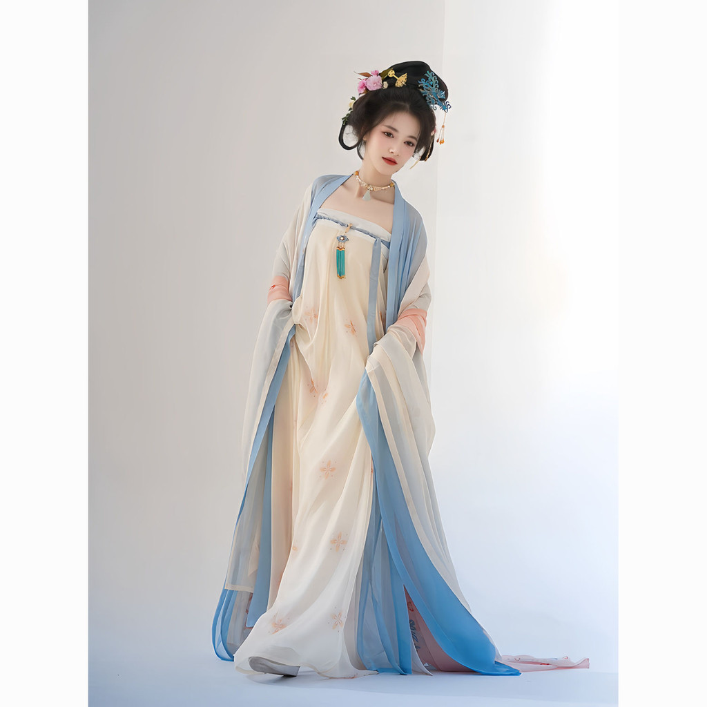 Large Size Hanfu Female 100kg Fat mm Must-Made Breast-Length Ancient ...