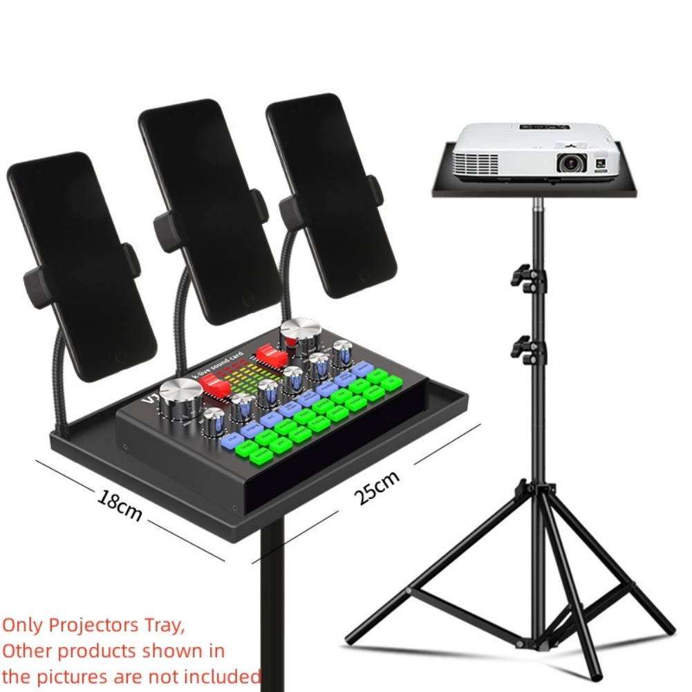 【SMART】Tripod Stand Sound Card Projectors Tray Platform Holder 1/4In ...