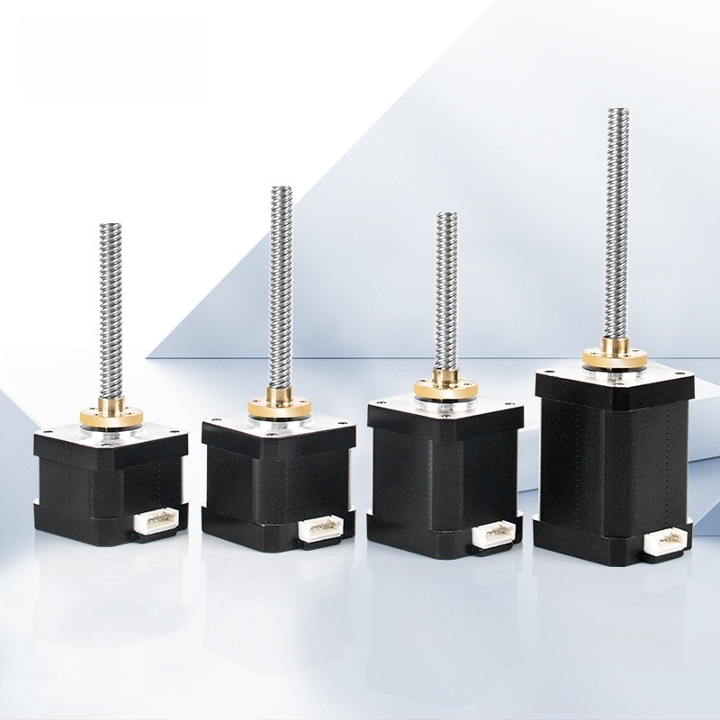 Nema 17 Linear Hybrid Stepper Motor Thread Rod Micro Linear Sliding ...