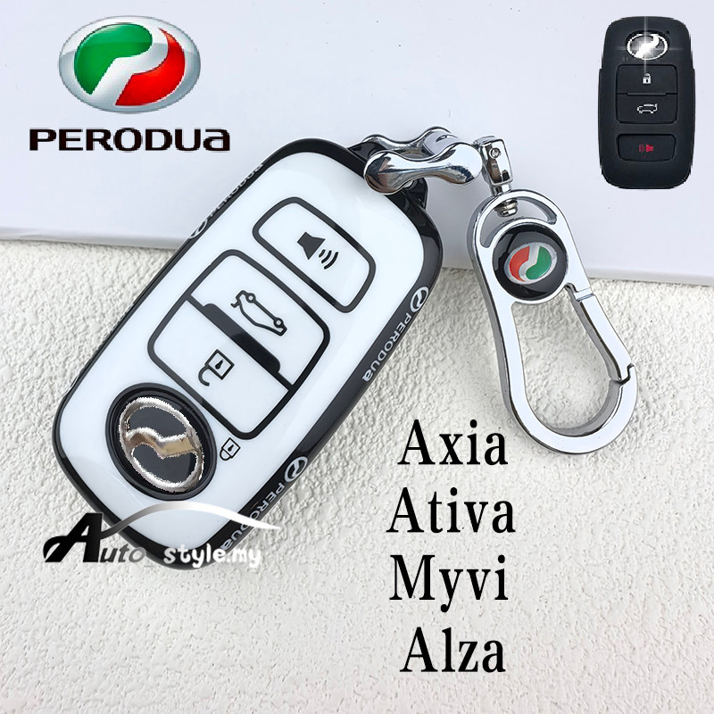 Perodua Axia/Myvi/Alza/Ativa Key Case Perodua Axia Key Cover Remote Key ...