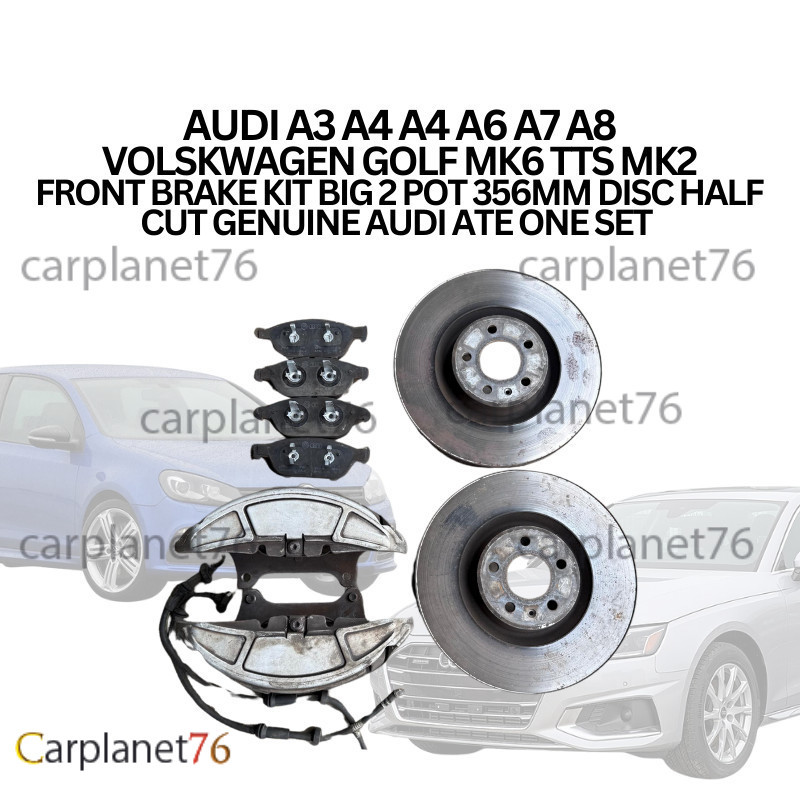AUDI A3 A4 A4 A6 A7 A8 VOLSKWAGEN GOLF MK6 TTS MK2 FRONT BRAKE KIT BIG ...