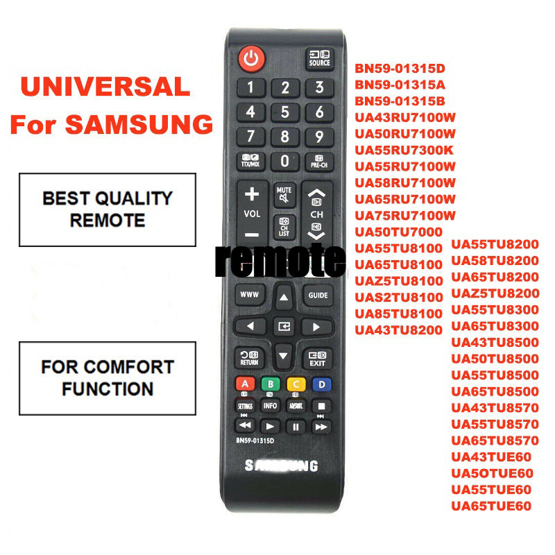 for Samsung TV Universal Remote Control - Compatible With All LCD LED ...