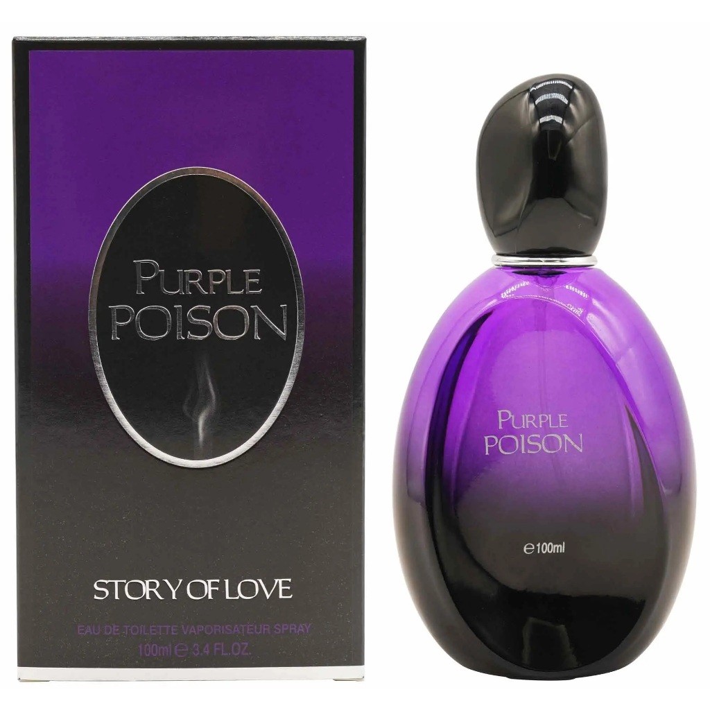 ORI Purple Poison EDT Perfume For Women 100Ml Minyak Wangi Perempuan ...
