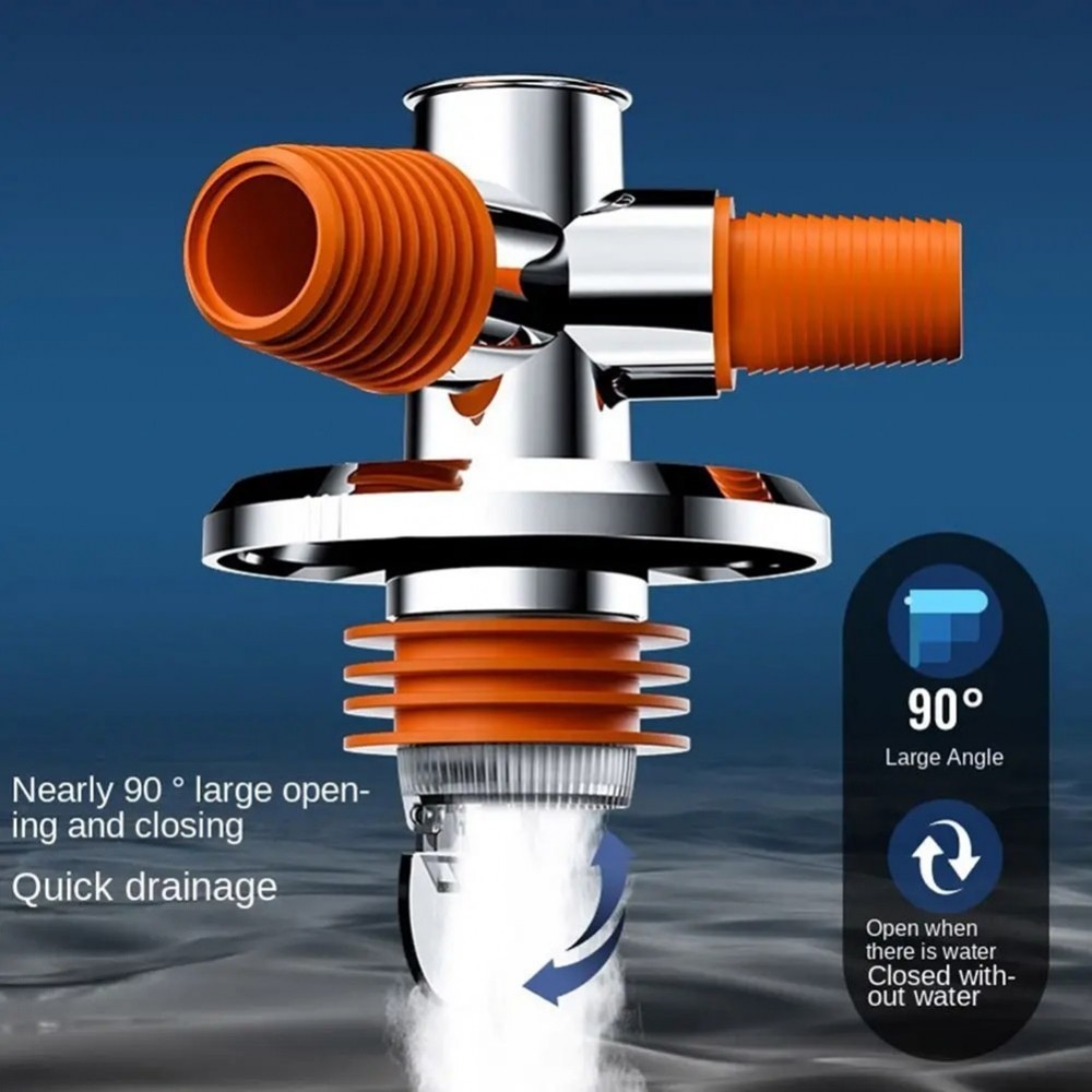 Plug and Play Joint Adapter for Washing Machines and Dishwashers Odor ...