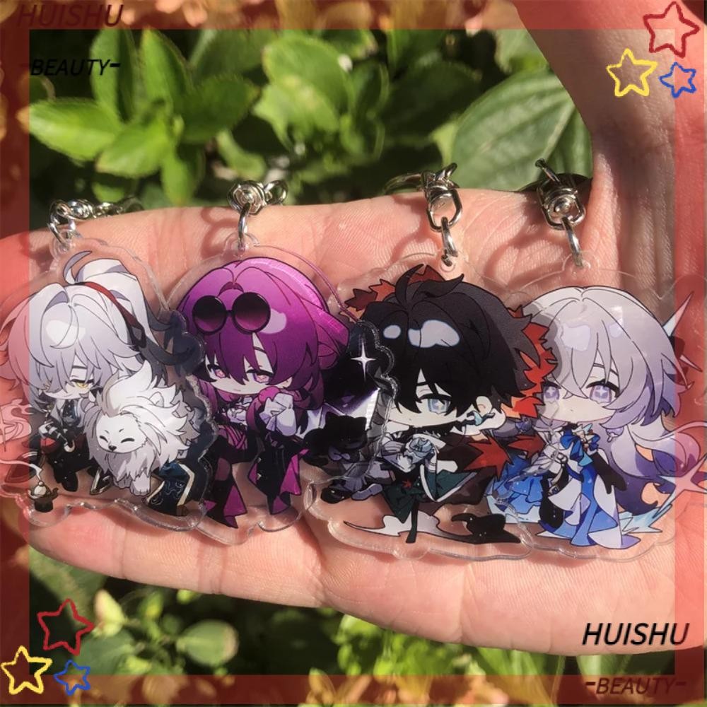 HUISHU Honkai: Star Rail Keychain, March 7th Seele Anime Game Pendant ...