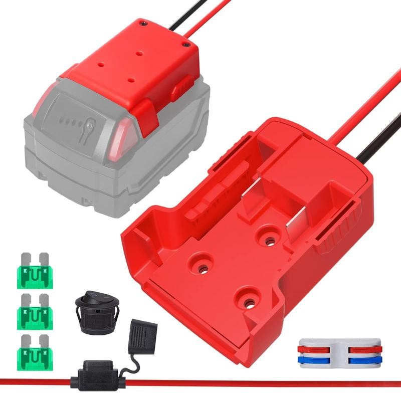 Power Wheels Adapter for Milwaukee M18 Battery Adapter, 18V Power ...