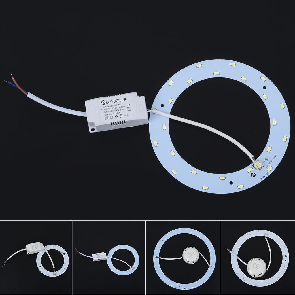 [FSFO] 12/15/18W Circle Shaped 5730 LED Panel Ceiling Light Fixtures ...