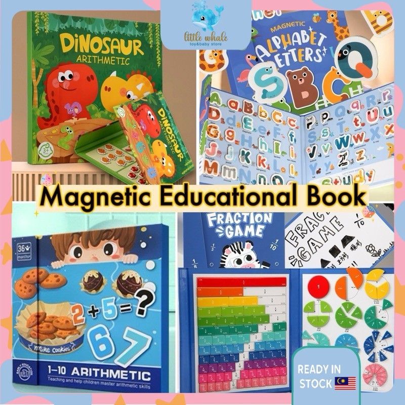🐳Magnetic Educational Alphabet Game for Learning to Read ABC Word ...