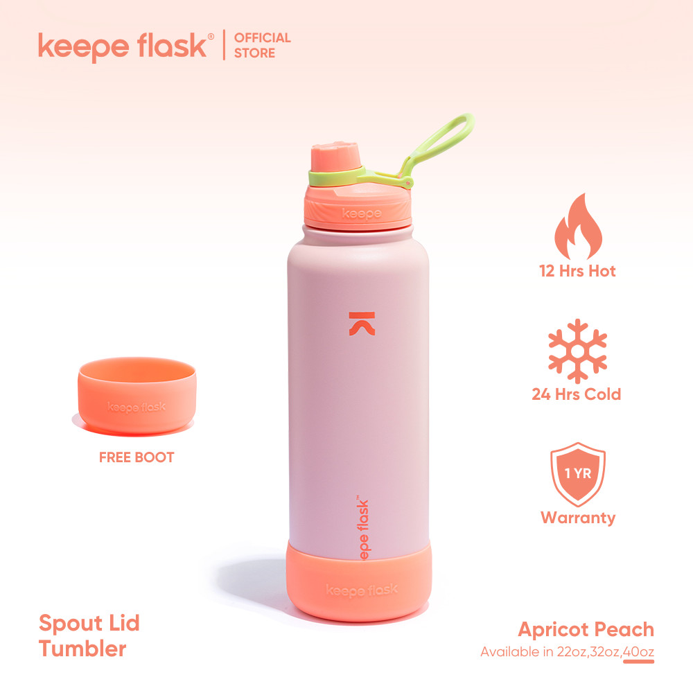 (Name Engraving) Keepe Flask Pink Insulated Tumbler Stainless Steel Hot ...