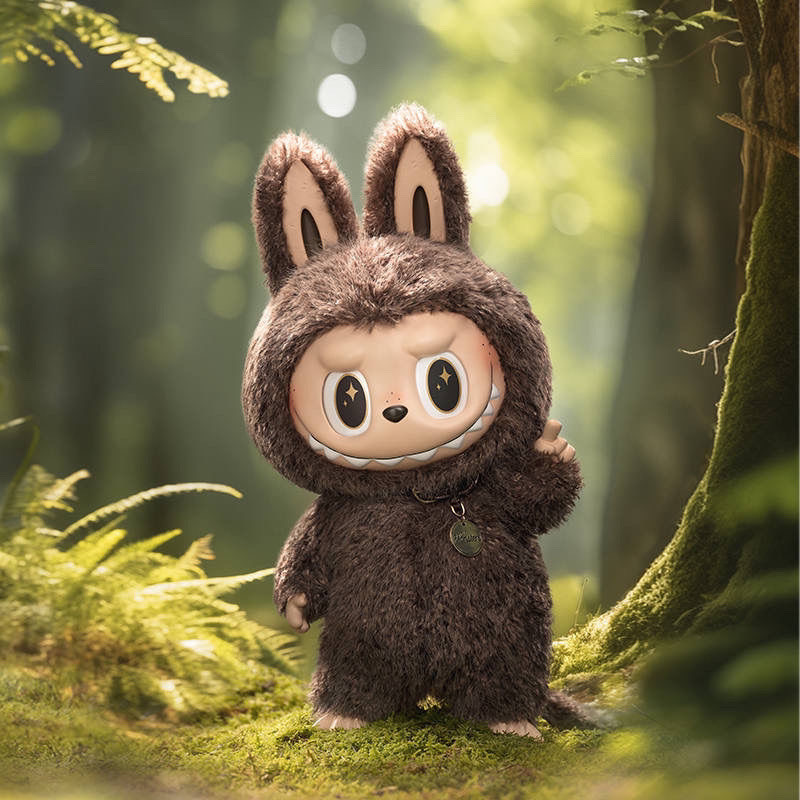 POP MART ZIMOMO Vinyl LABUBU Doll 17cm Plush Labrador Pendant