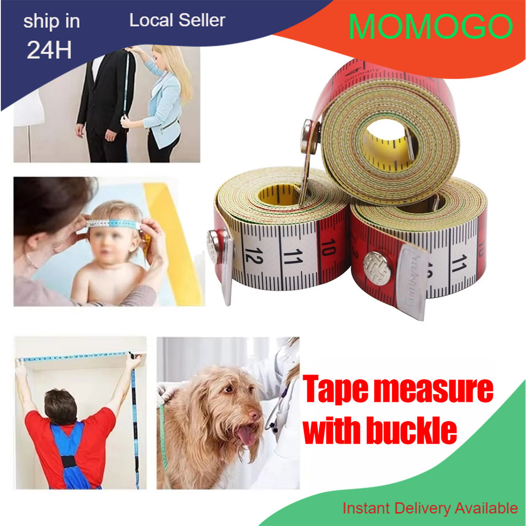 150Cm Tape Measurement Button Tailor Measure Tape Sewing Tools 60Inch ...