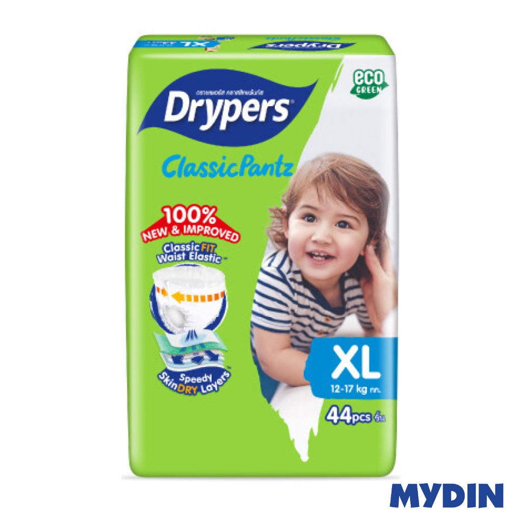 Drypers Classic Pantz XL44 | Shopee Malaysia