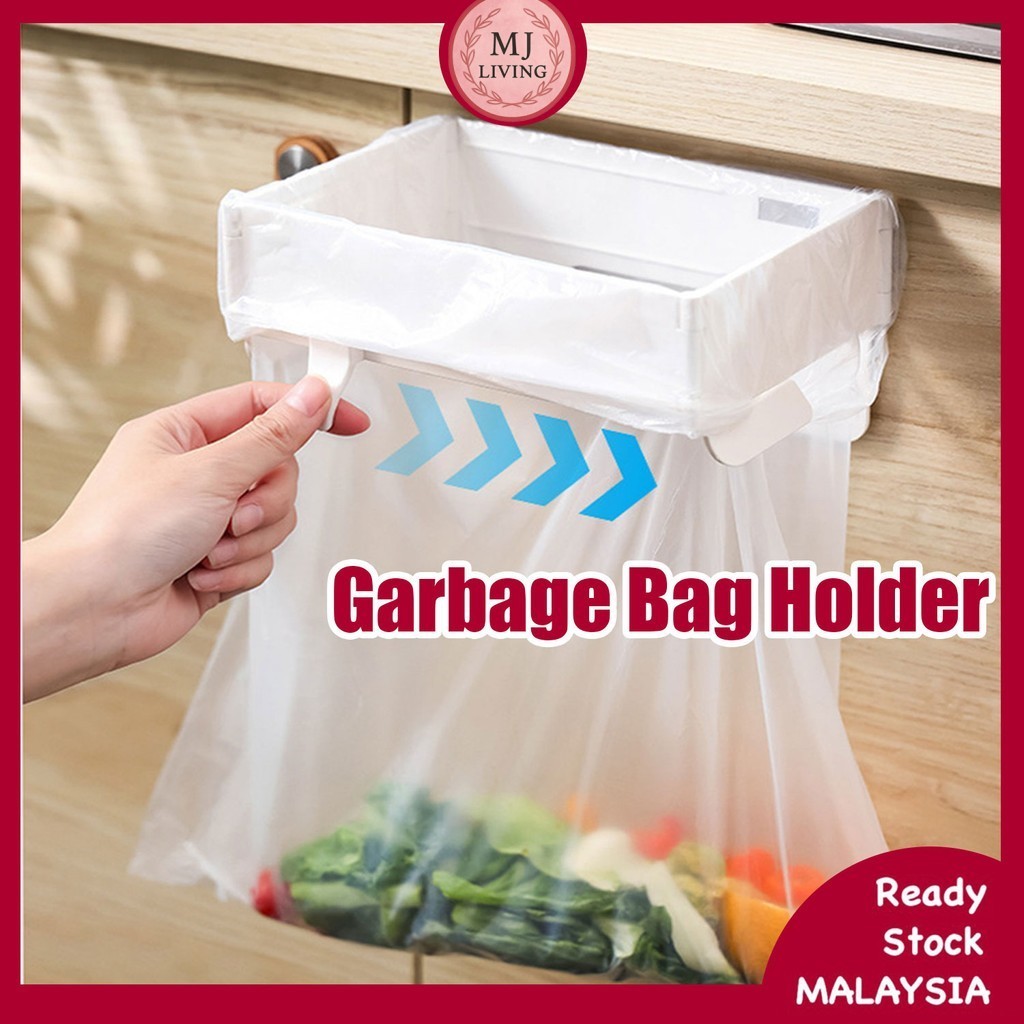 Hanging Rubbish Bag Fixing Durable PP Holder Cooking Tool Beg Sampah ...