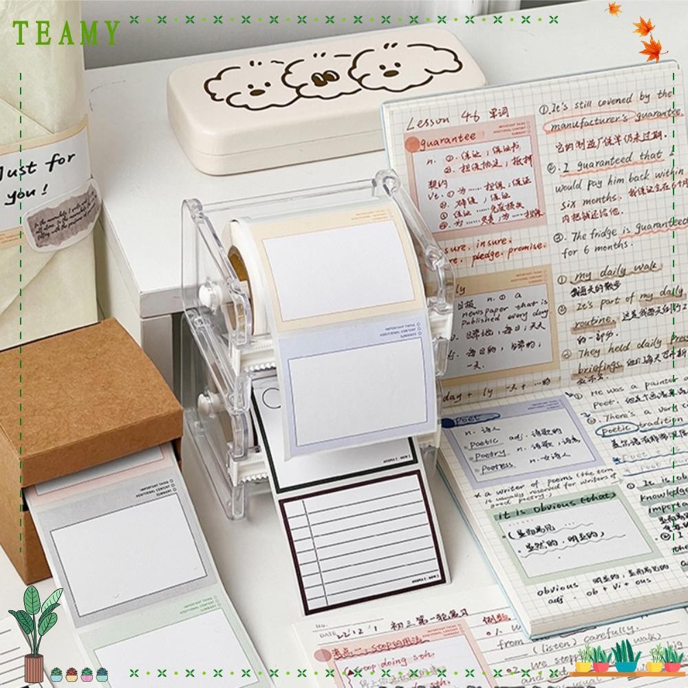 TEAMY 250 PCS/Set Sticky Notes, Multifunctional Pull-out Design Memo ...