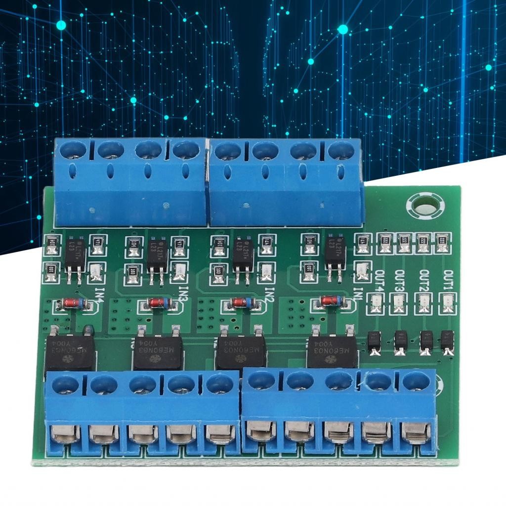 Xguli MOS Driver Module 4 Way Field Effect PLC Amplifier Board 3-20V ...