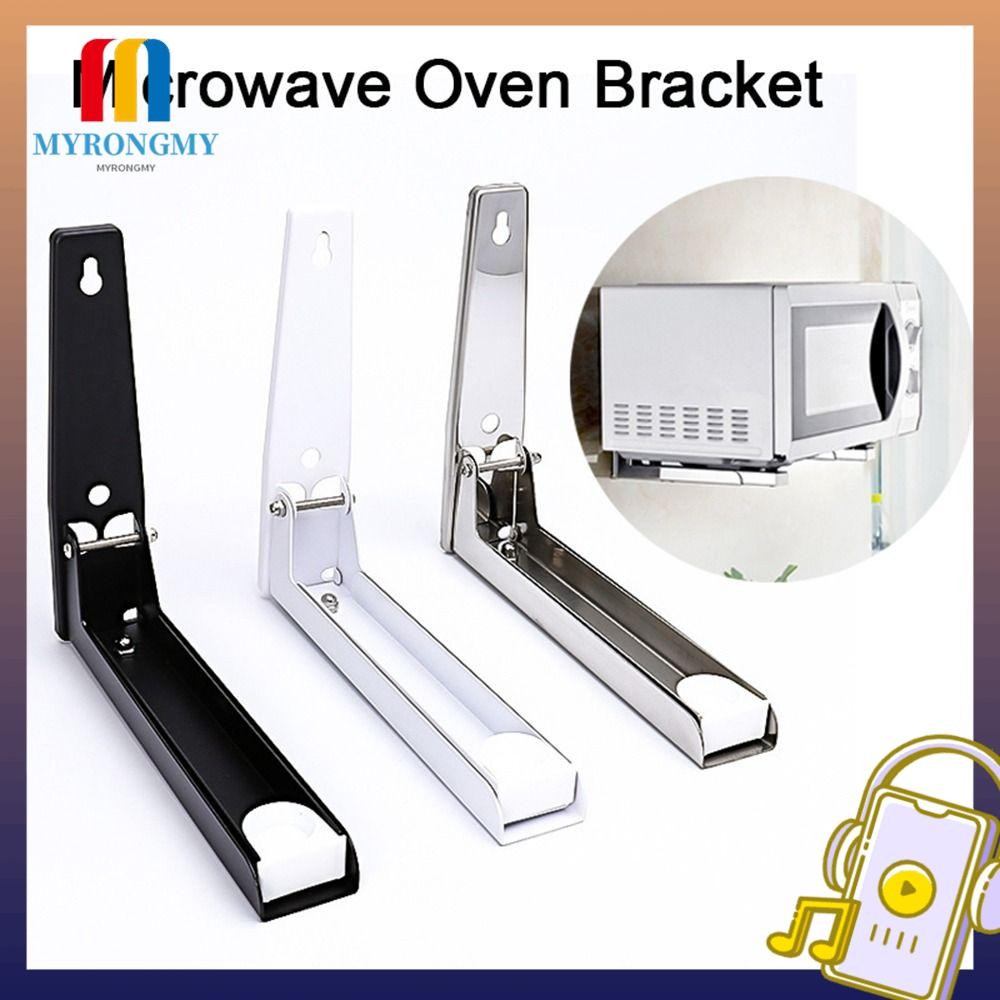 MYRONGMY Microwave Oven Bracket, Thickening Folded Oven Support Frame ...