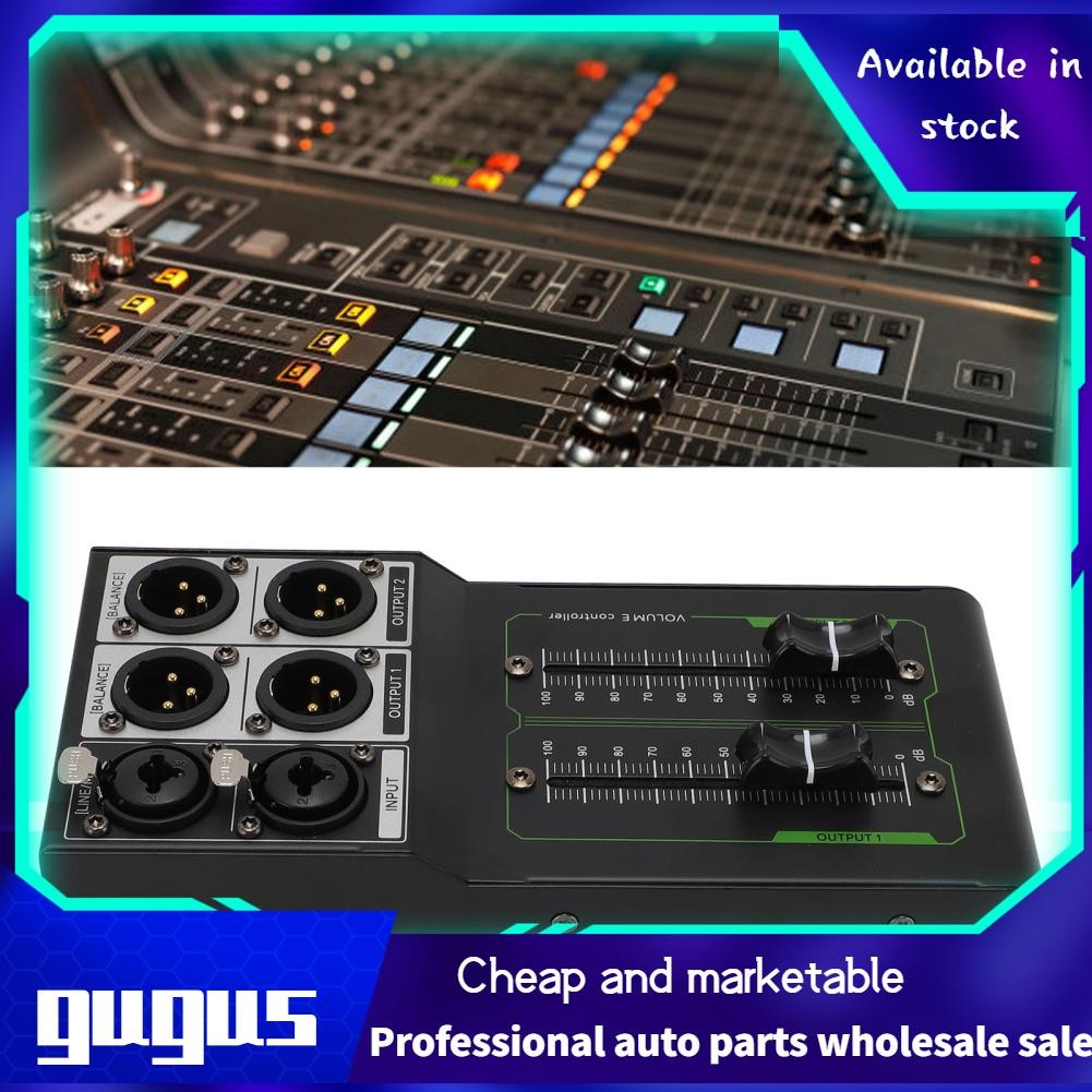 Gugushop Passive Sound Controller Level Adjuster Wide Compatibility XLR ...