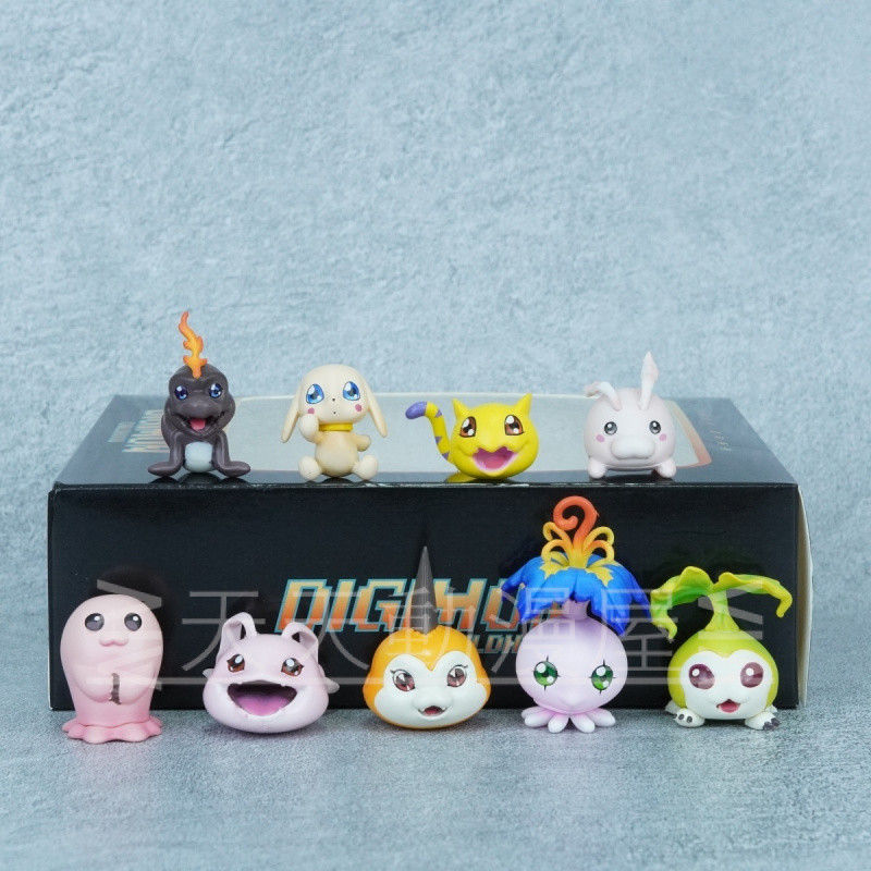 Free Shipping Digimon Model Childhood Whole Family Bucket Rolling Ball ...