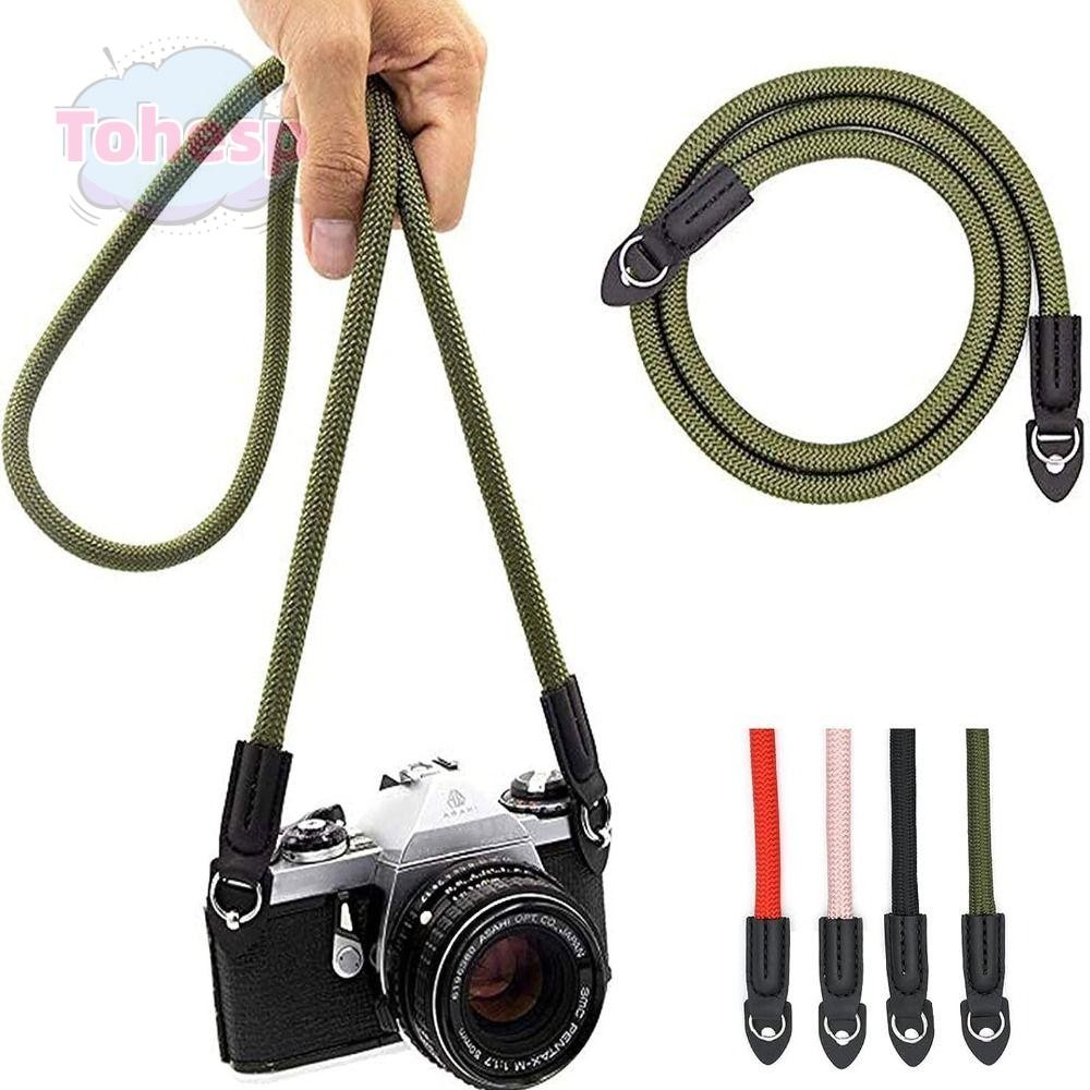 TOHESP Camera Shoulder Strap, Nylon Durable Lanyard Security ...