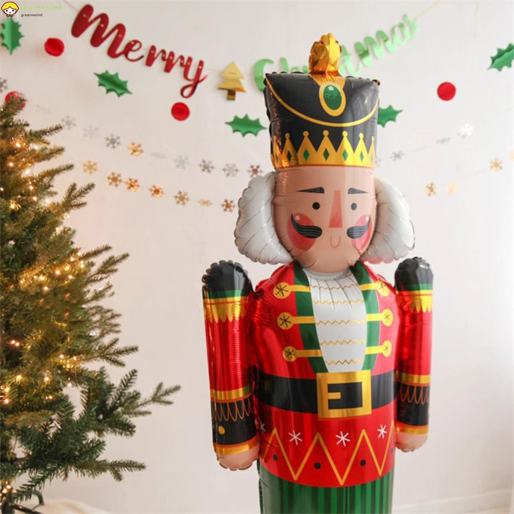 Christmas Gaint Nutcracker Soldier Foil Balloon Nutcracker Themed Foil ...