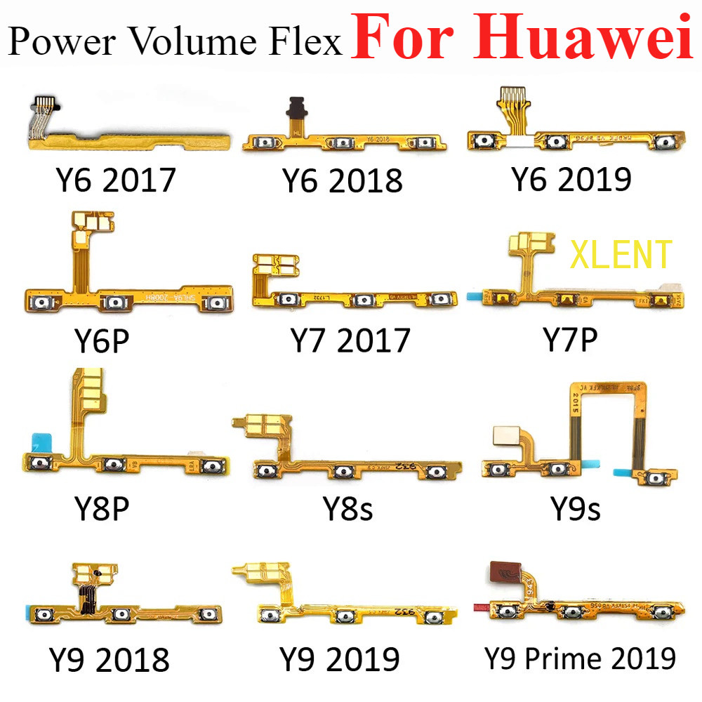 Power On Off Switch Button Side Key Volume Up Down Flex Cable For ...