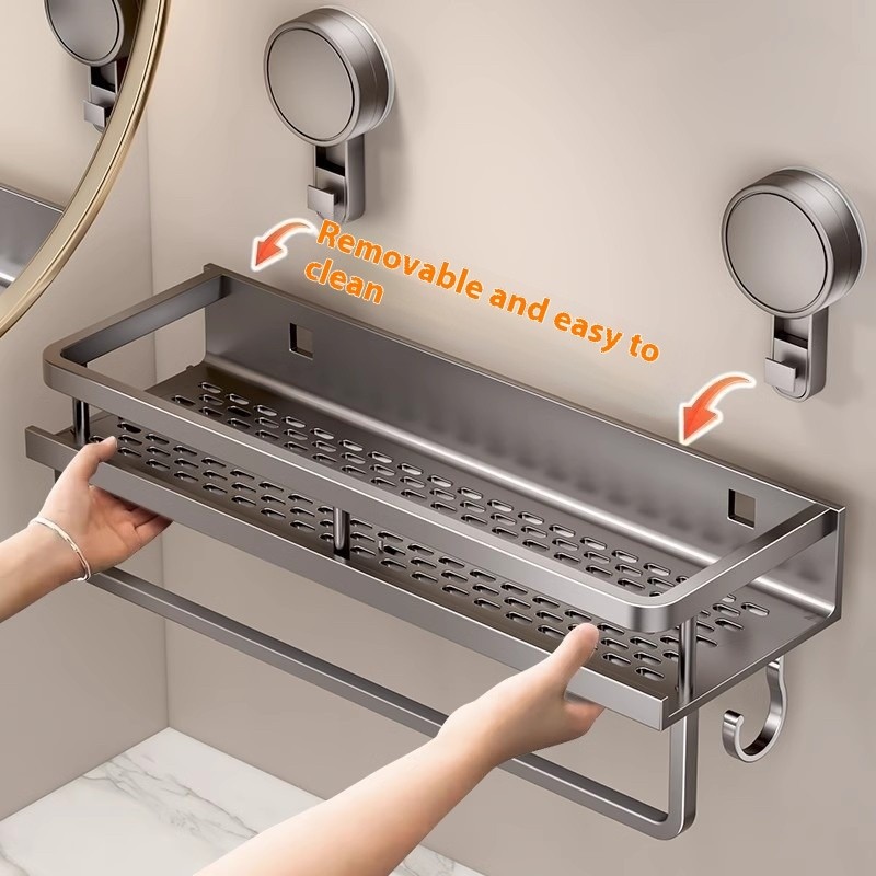 Saashi No Drill Bathroom Shelf