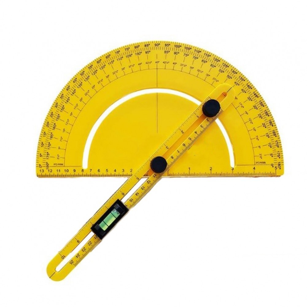 [BESTWFM] -Compact 3 in 1 Angle Finder Leveling Ruler T Square Slide ...