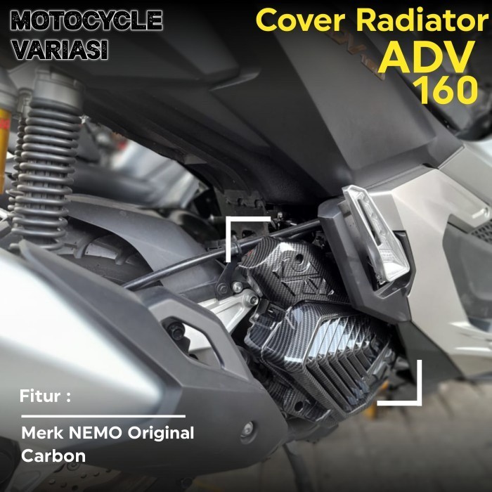 Radiator Cover ADV 160 Carbon Cover Carbon ADV 160 Nemo | Shopee Malaysia