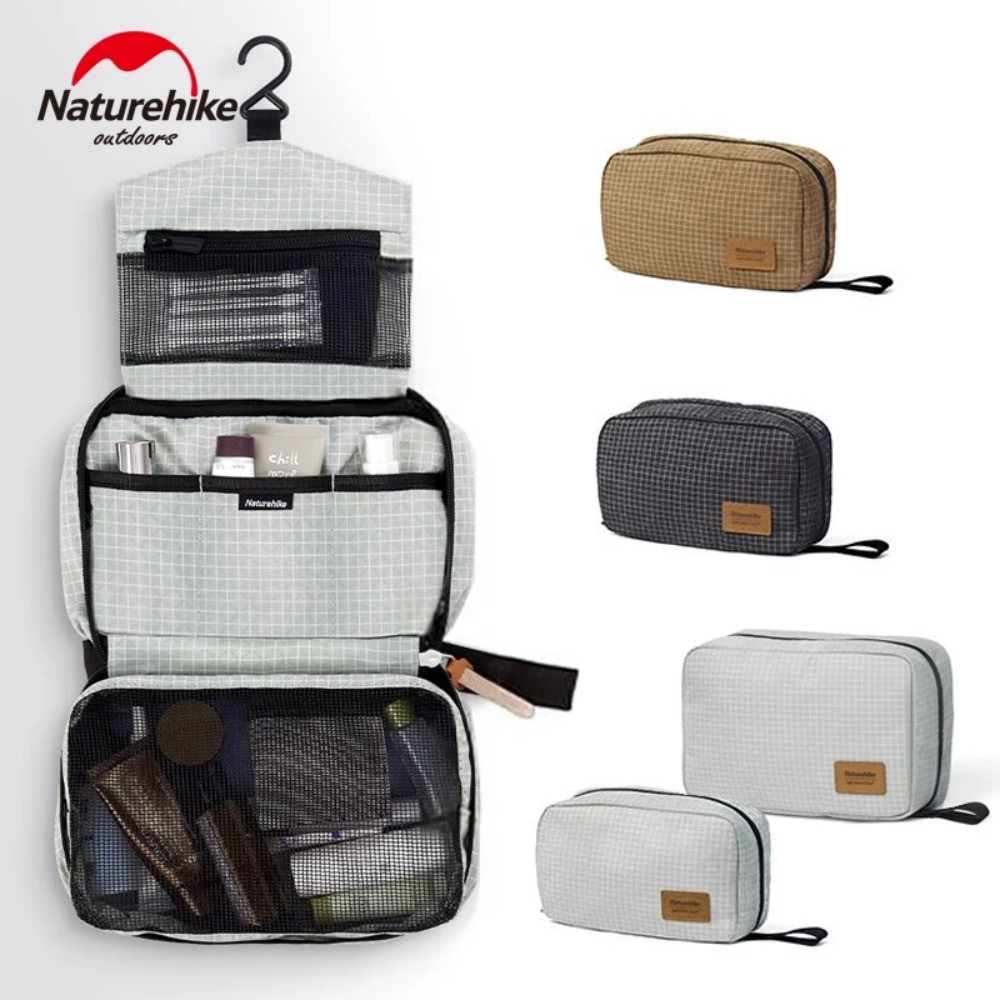 Naturehike Hangable Organizer Travel Toiletry Bag Grid Storage Box for ...