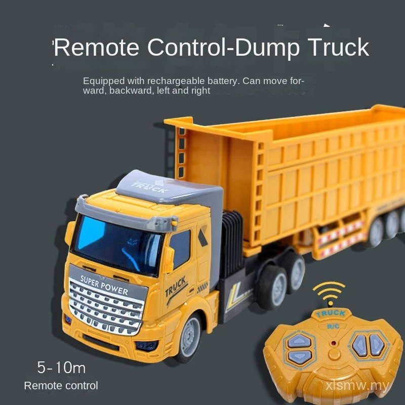 Remote Control Engineering Vehicle Container Truck Container Truck ...
