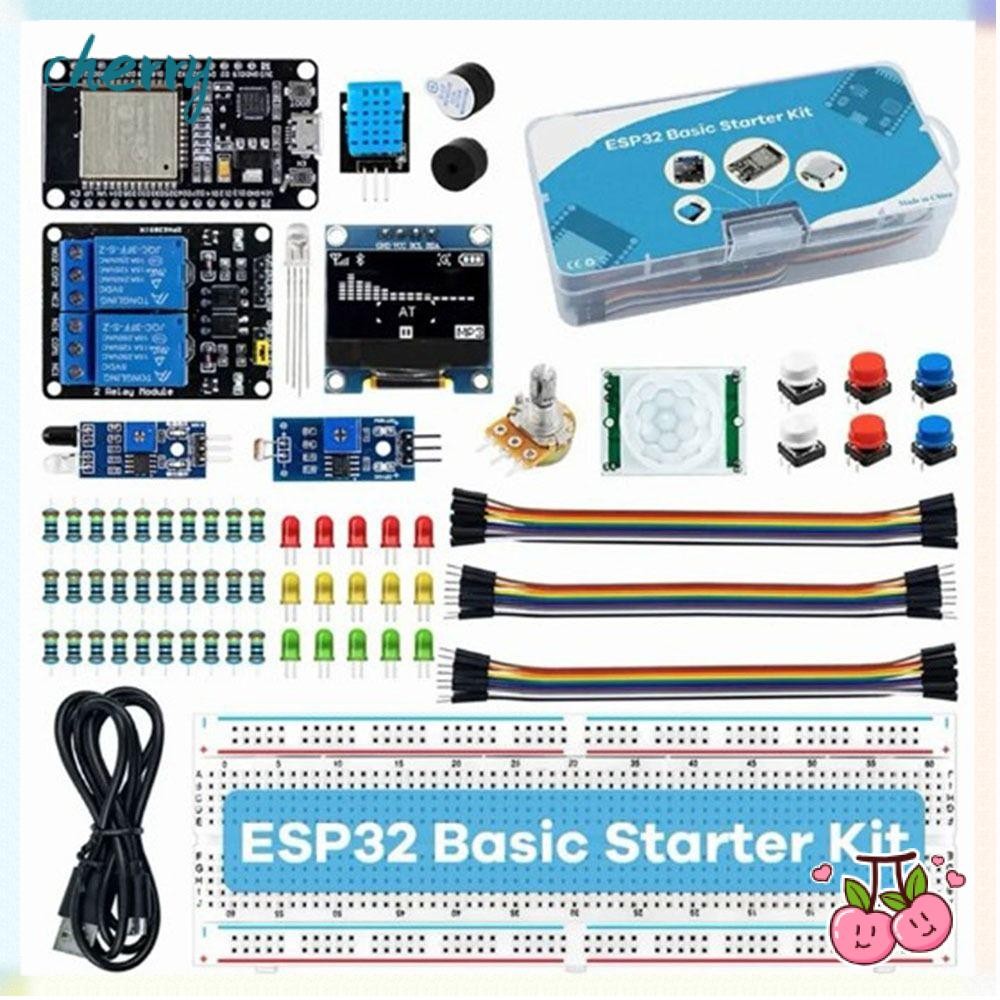 CHERRY ESP32 Starter Kit, DIY Professional Development Board Starter ...