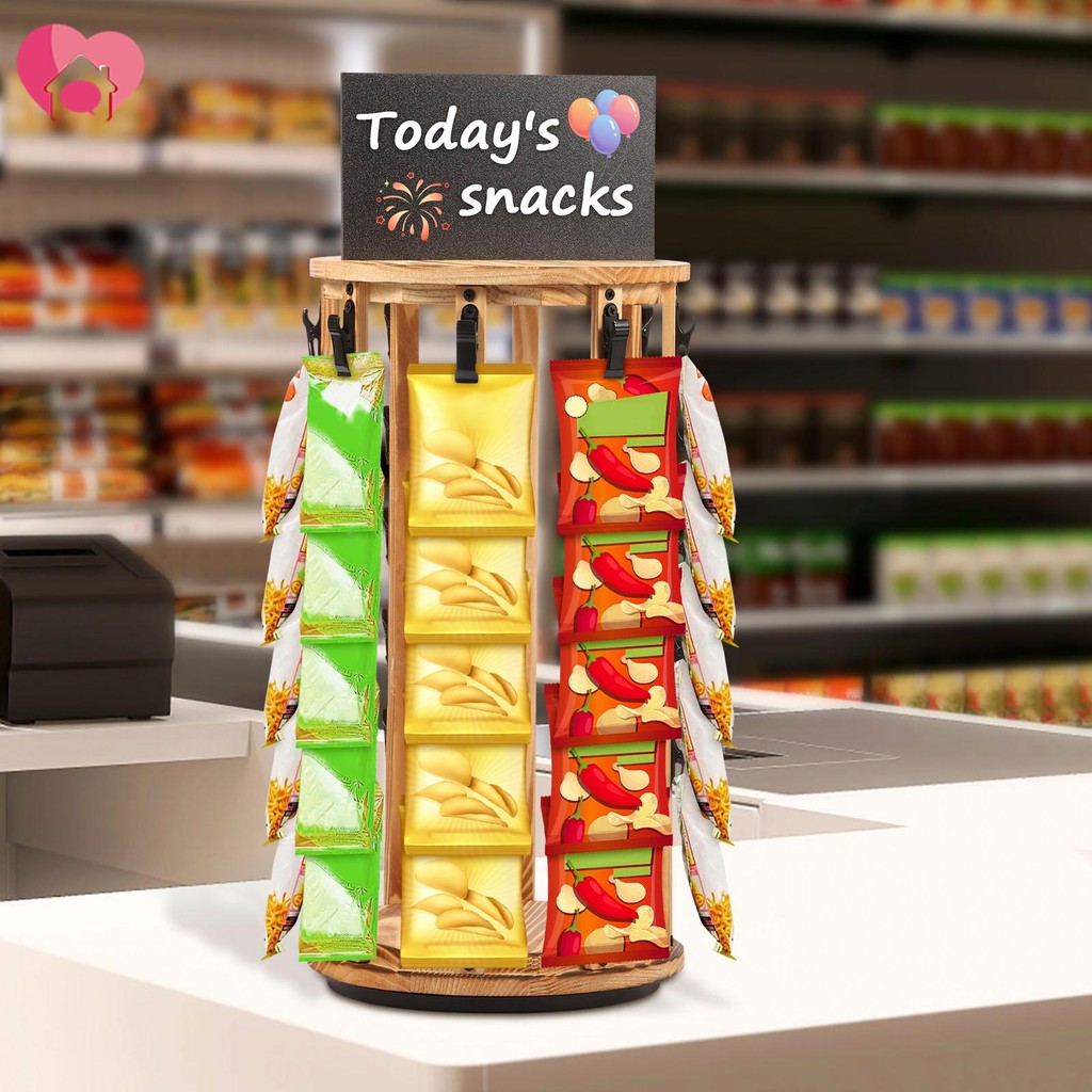 Potato Chips Metal Display Rack Shelving Multi Function Display Storage Racking Stand - View #3