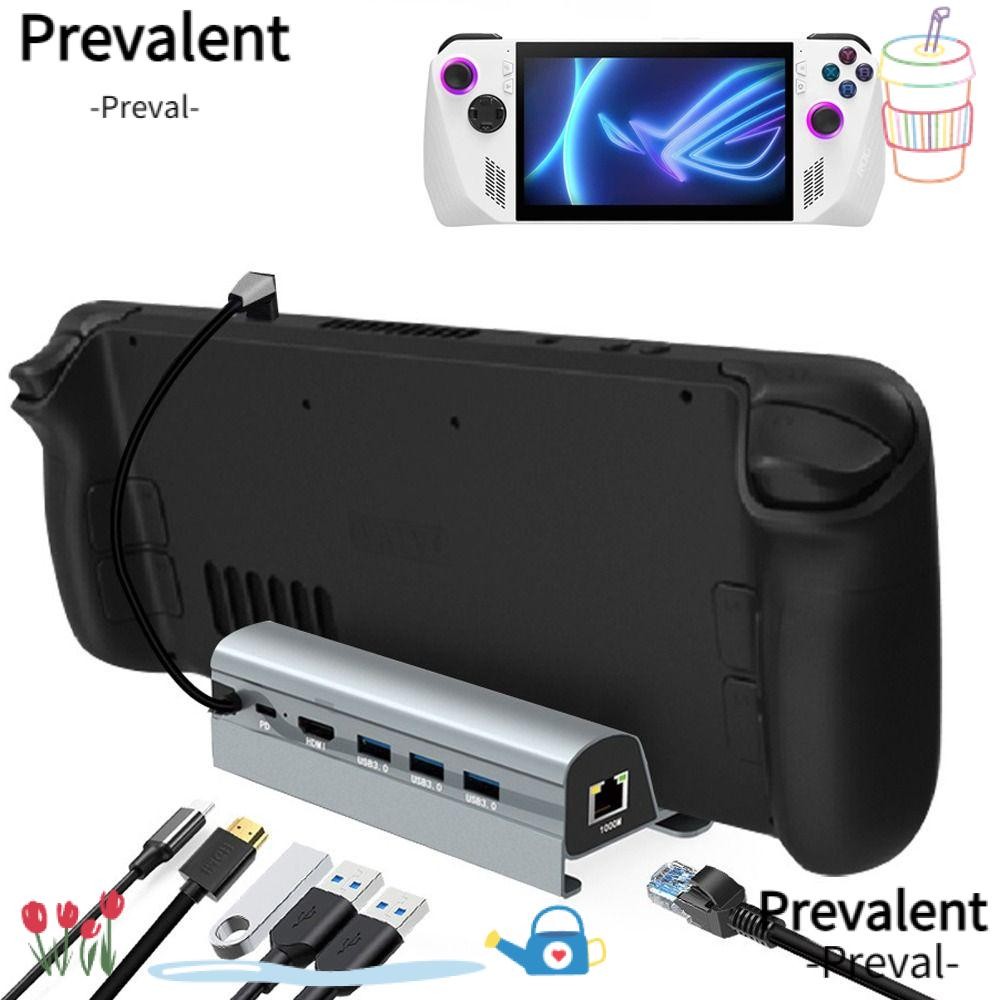 Preval Handheld Console Base Usb Gigabit Ethernet Game Docking