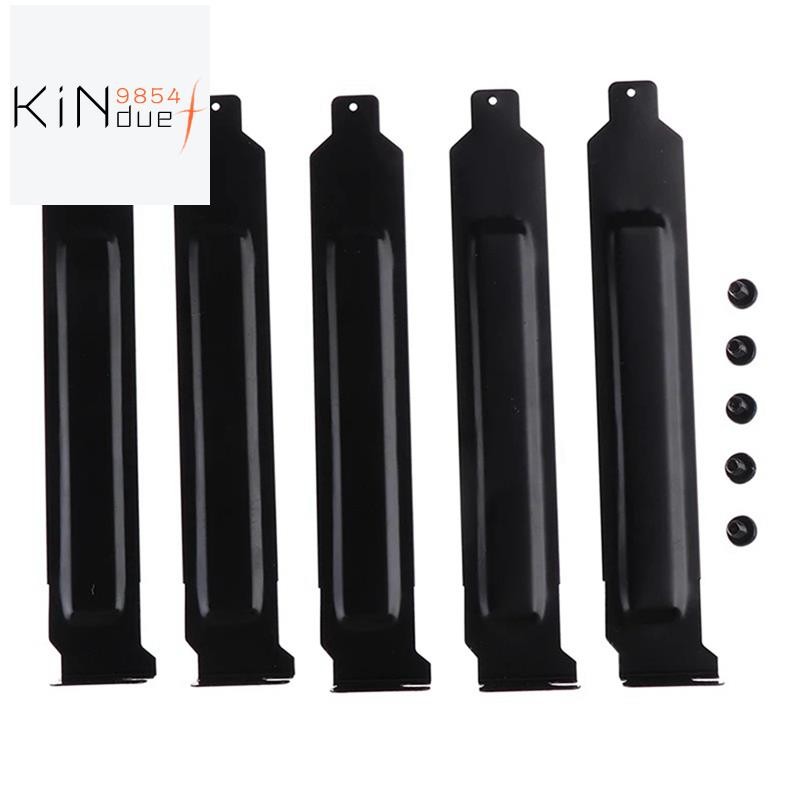 5pcs Hard Steel PCI Slot Covers Bracket Dust Filter Blanking