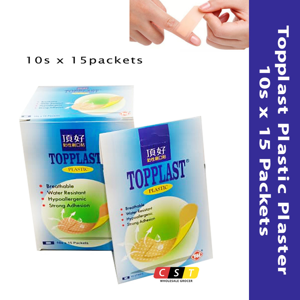 Topplast Plastic Plaster [10s x 15 Packets] | Shopee Malaysia