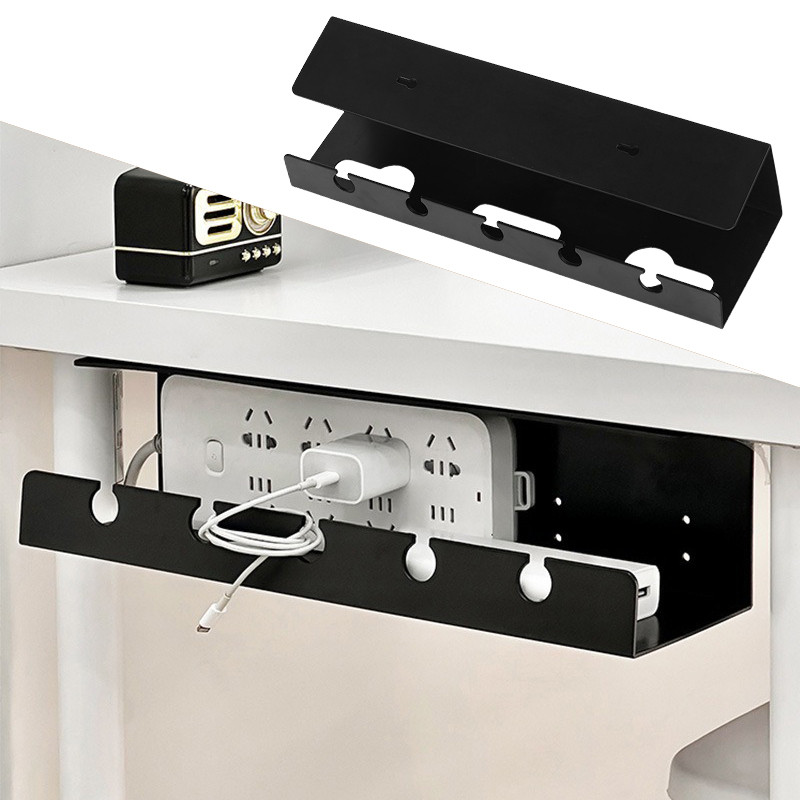 Under Desk Cable Management Tray, Desk Cord Organizer for Desk ...