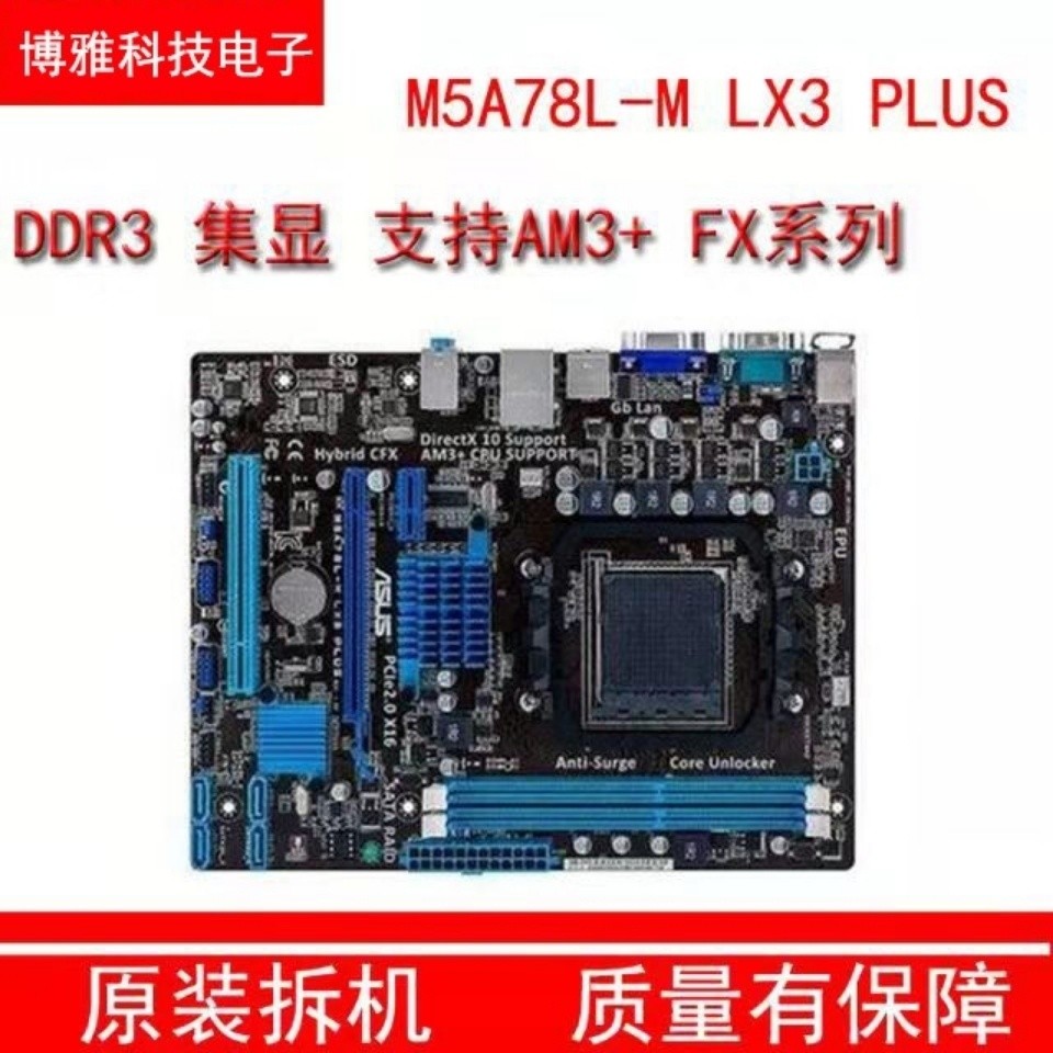Scheda Madre ASUS M5A78L-M LX3 AM3+: Robusta, Per Gaming E Ufficio Con Audio Di Qualità