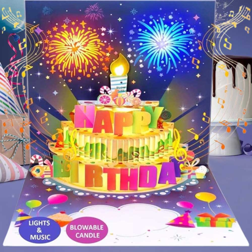 CNLITIHEKA 70th Birthday Pop Up Card For Mom Dad, Happy 70 Year Old Birthday Cards For - View #8
