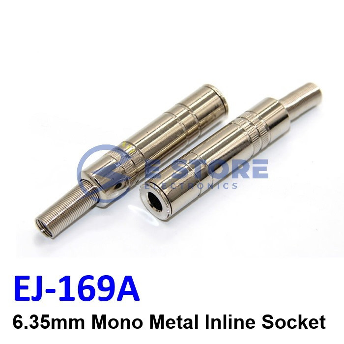 6.35mm Mono Metal Inline Socket - EJ-169A | Shopee Malaysia