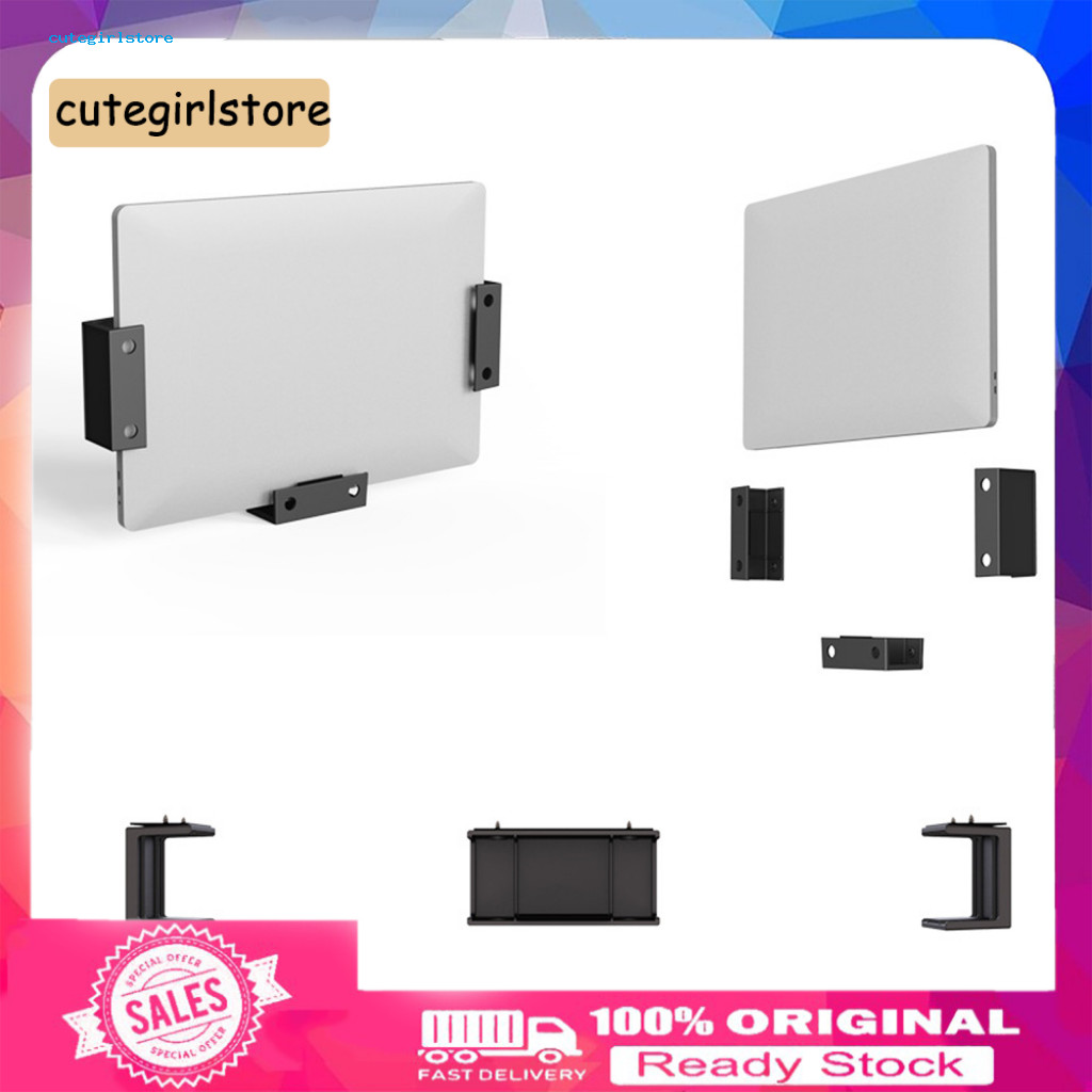 Cute_ Laptop Stand Wi-fi Router Storage Holder Invisible Wall Mount ...