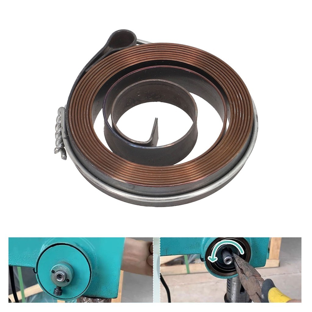 Durable Chrome Housed Drill Press Quill Feed Return Spring 0 8mm x 10mm ...