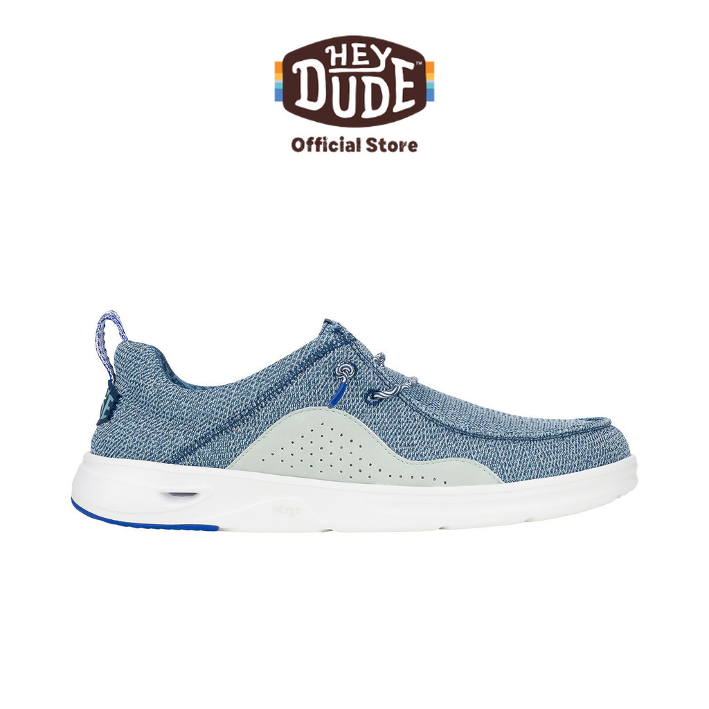 Heydude Men's Wally Hey2O Mesh Slip-On Sneakers - Sargasso Blue/Cloud ...